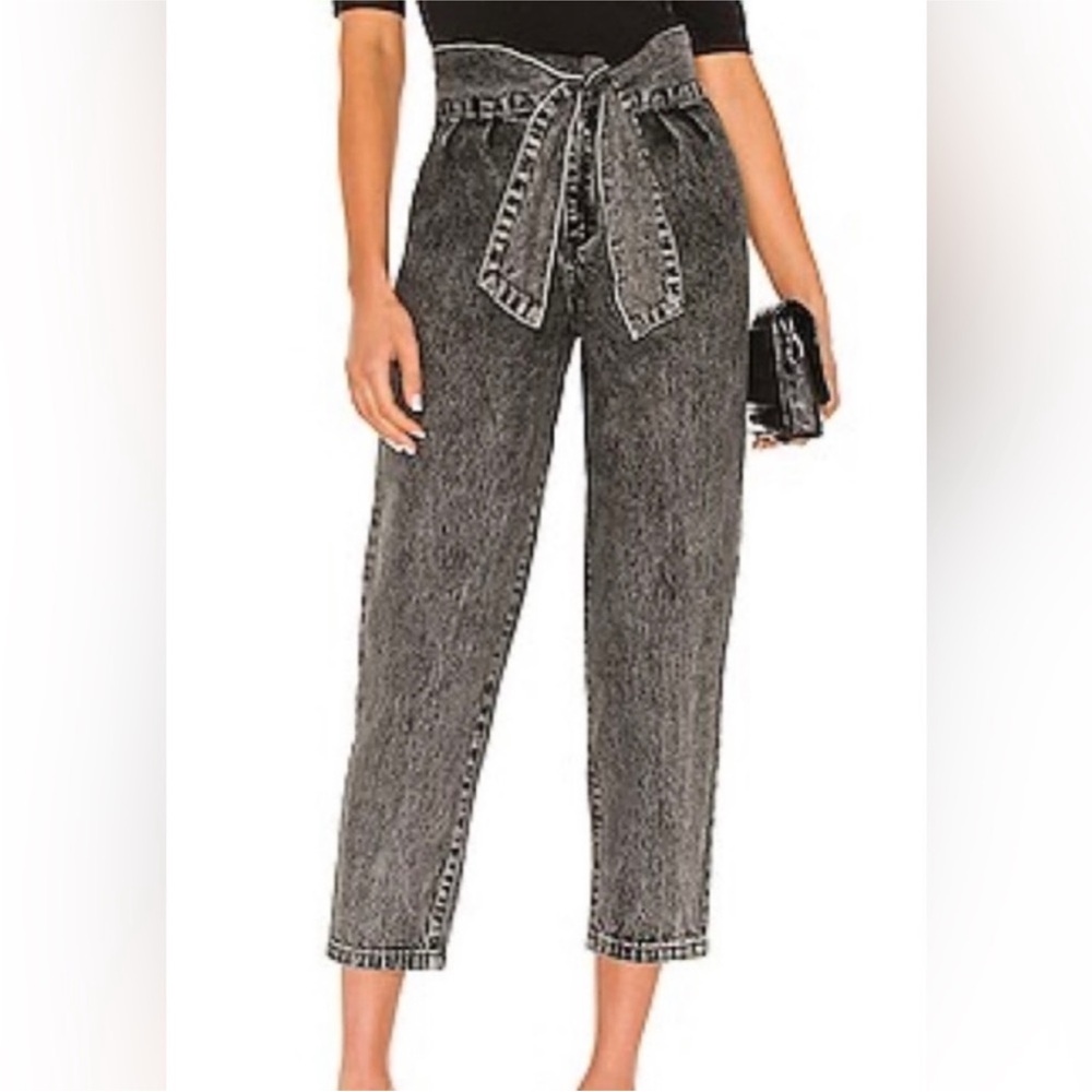 Blank NYC When In Rome Belted Paperbag Pants